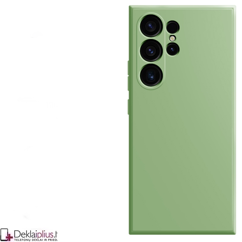 Liquid Air silikoninis šviesiai žalias dėklas - su kameros apsauga (Samsung S24 Ultra) Liquid Air silikoninis šviesiai žalias dėklas - su kameros apsauga (Samsung S24 Ultra)